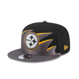 New Era 9Fifty Pittsburgh Steelers Tidal Wave Snapback Hat Black