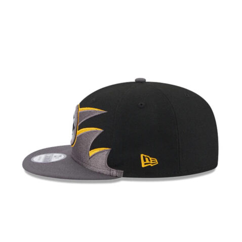 New Era 9Fifty Pittsburgh Steelers Tidal Wave Snapback Hat Black Left