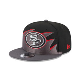 New Era 9Fifty San Francisco 49ers Tidal Wave Snapback Hat Black