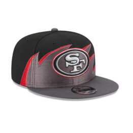 New Era 9Fifty San Francisco 49ers Tidal Wave Snapback Hat Black