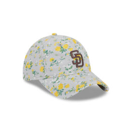 New Era 9Twenty San Diego Padres Bouquet Women Strapback Hat Dark Grey