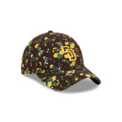 New Era 9twenty San Diego Padres Bouquet Women Snapback Hat Official Team Colors Right Front