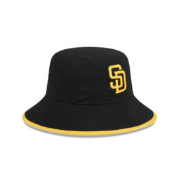 New Era San Diego Padres Basic Bucket Hat Black Yellow