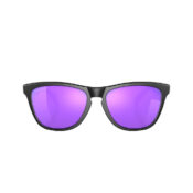Oakley Frogskins Matte Black Prizm Violet Lenses Front