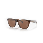 Oakley Frogskins Matte Tortoise Prizm Tungsten Lenses Left Side