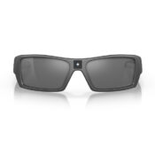 Oakley Gascan Matte Black Black Iridium Polarized Front
