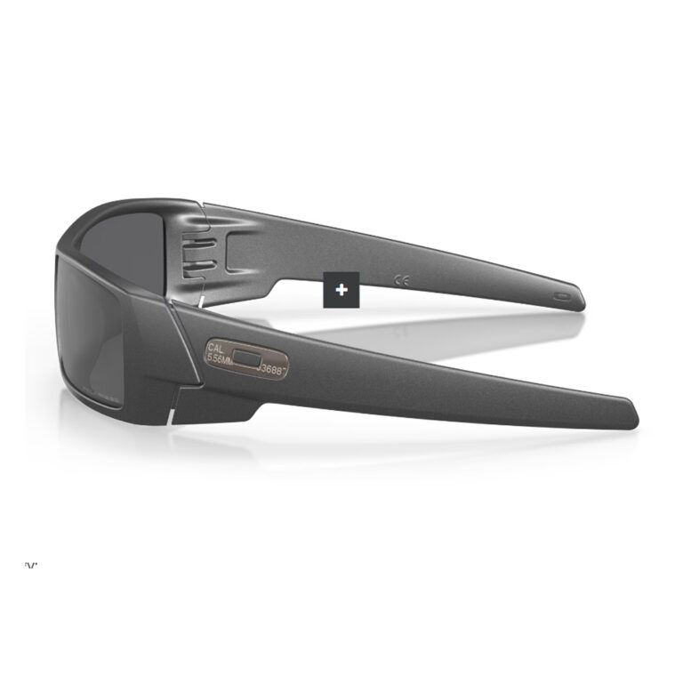 Oakley Gascan Matte Black Black Iridium Polarized side Oakley Gascan Matte Black Black Iridium Polarized side