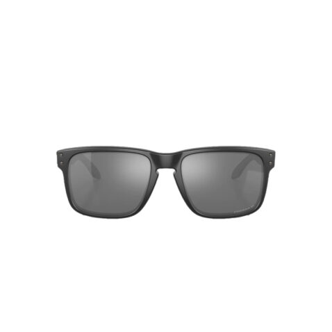 Oakley Holbrook Matte Black Prizm Black Lenses Polarized Front