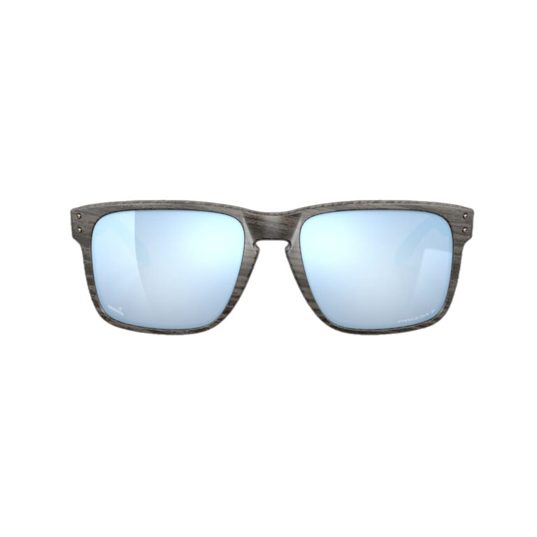 Oakley Holbrook Woodgrain Prizm Deep Water Polarized Lenses Front Oakley Holbrook Woodgrain Prizm Deep Water Polarized Lenses Front