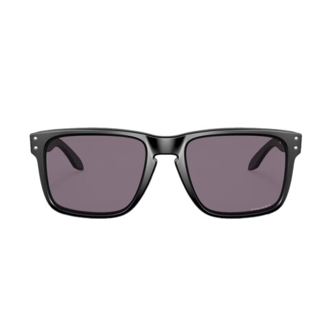 Oakley Holbrook XL Matte Black Prizm Grey Lenses Front