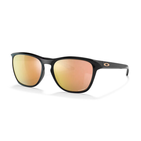 Oakley Manorburn Polished Black Frame Prizm Rose Gold Lenses