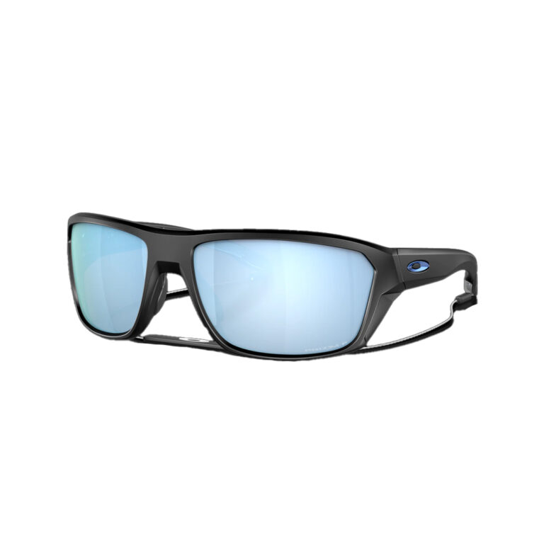 Oakley Split Shot Matte Black Prizm Deep Water Polarized Lenses Left Oakley Split Shot Matte Black Prizm Deep Water Polarized Lenses Left