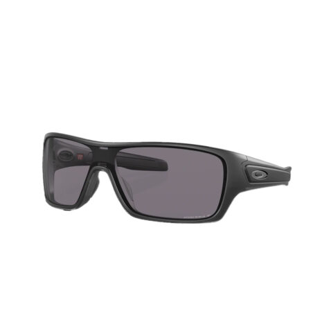 Oakley Turbine Sunglasses Matte Black Prizm Grey Polarized Lenses