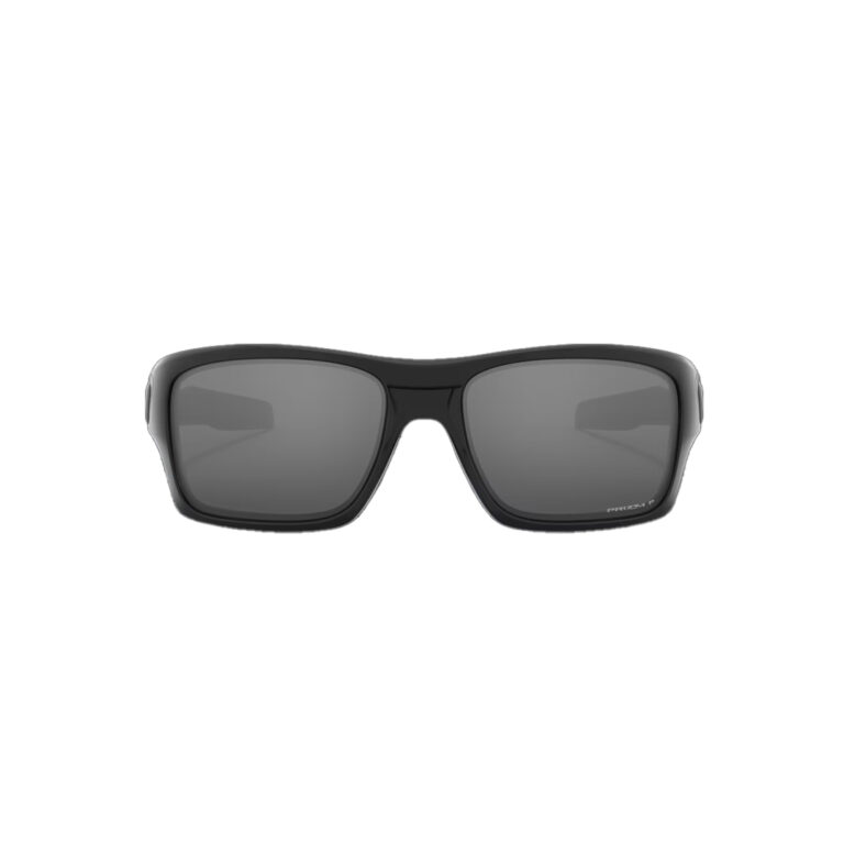 Oakley Turbine Polished Black Prizm Black Polarized Lenses Front Oakley Turbine Polished Black Prizm Black Polarized Lenses Front