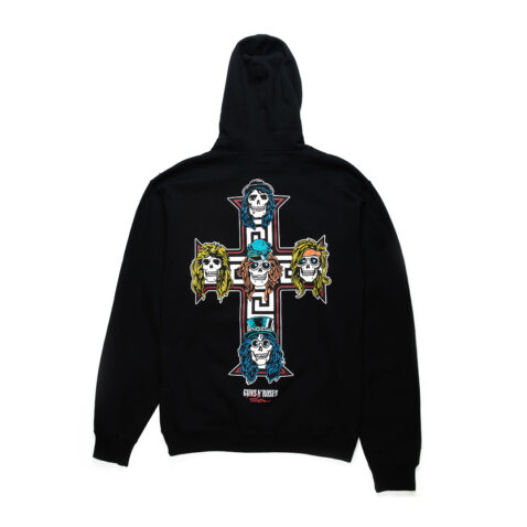 Primitive x Guns N Roses Cross Hoodie Black