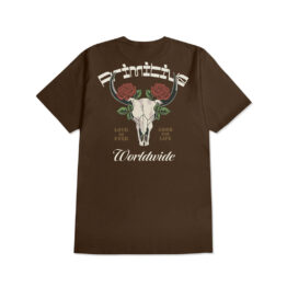 Primitive Badlands Short Sleeve T-Shirt Brown