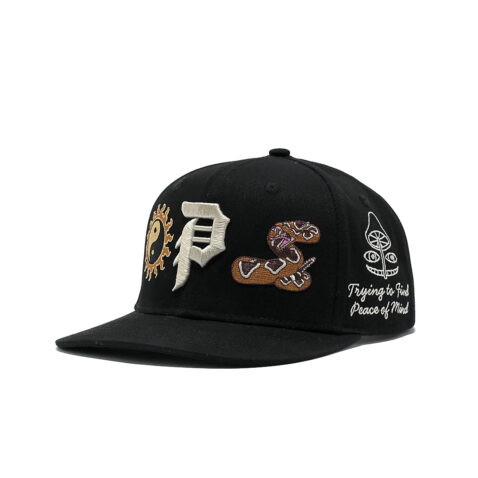 Primitive Badlands Snapback Hat Black