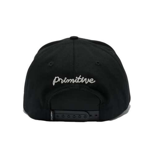 Primitive Badlands Snapback Hat Black Back