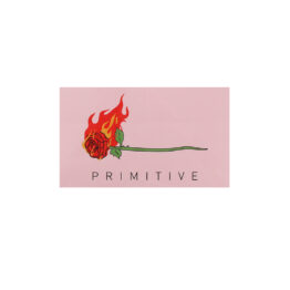 Primitive Burning Sticker Pink