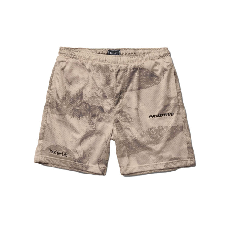 Primitive Harvest Mesh Short Tan