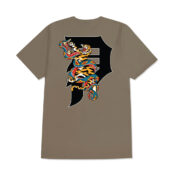 Primitive Tangle Short Sleve T-Shirt Safari Green Back