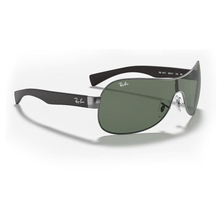 Ray-Ban 3471 Gunmetal Dark Green Right Front Ray-Ban 3471 Gunmetal Dark Green Right Front
