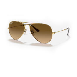 Ray-Ban Aviator Gradient Gold Brown