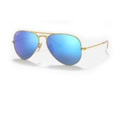 Ray-Ban Aviator Flash Lenses Gold Blue Flash Polarized