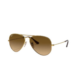 Ray-Ban Aviator Gradient Gold Brown Gradient Polarized