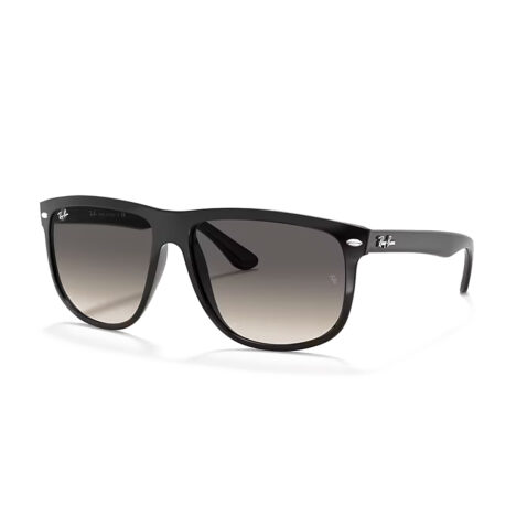 Ray-Ban Boyfriend Sunglasses Polished Black Grey