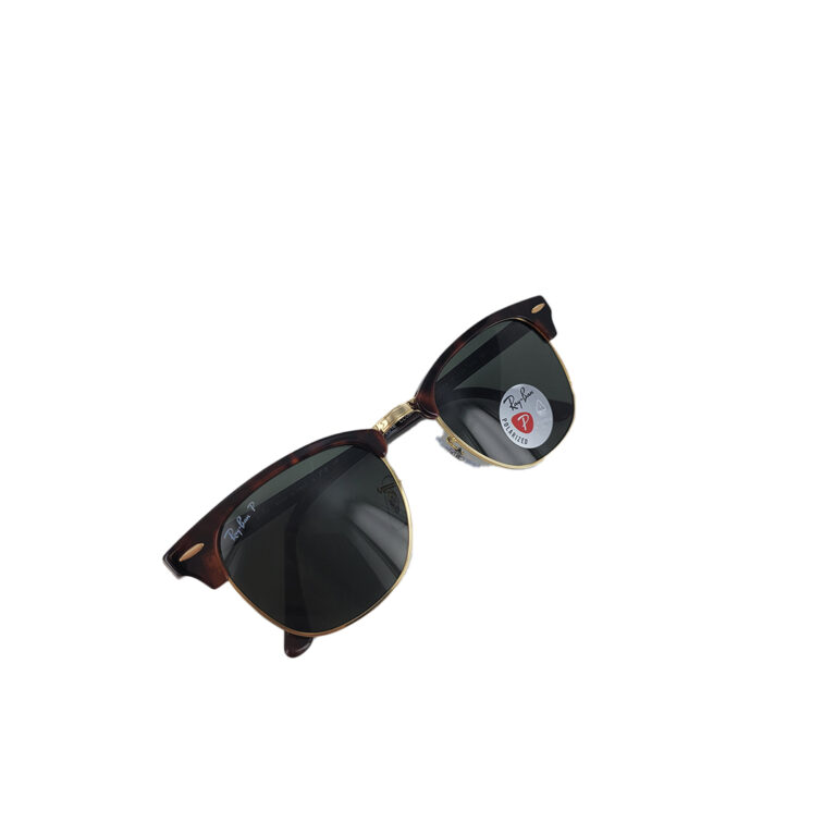 Ray-Ban Clubmaster Classic Tortoise Green Polarized Right Ray-Ban Clubmaster Classic Tortoise Green Polarized Right