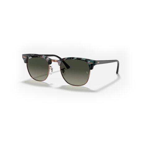 Ray-Ban Clubmaster Fleck Spotted Grey and Green Black