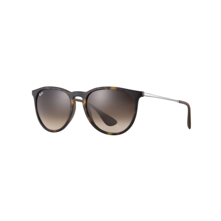 Ray-Ban Erika Classic Tortoise Gunmental Brown Gradient Left Front