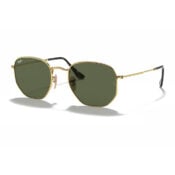 Ray-Ban Hexagonal Flat Lenses Arista Gold G-15 Green