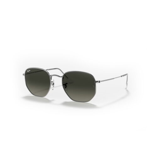 Ray-Ban Hexagonal Flat Lenses Gunmetal Grey Gradiant