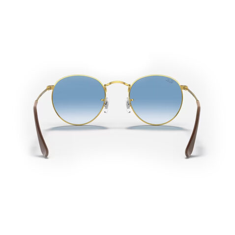 Ray-Ban Round Metal Arista Gold Gradient Blue