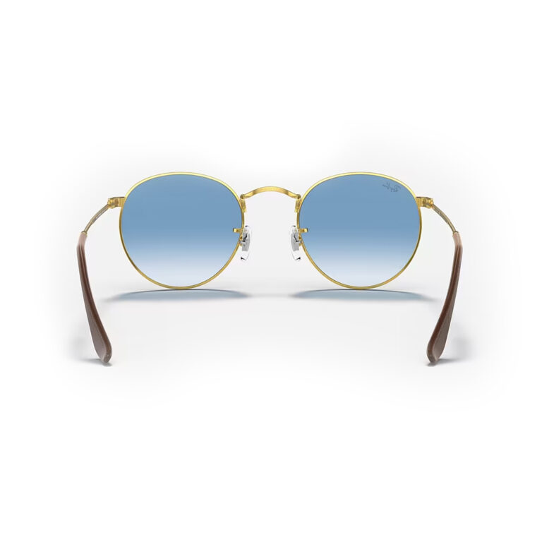Ray-Ban Round Metal Arista Gold Clear Gradient Blue Inside Ray-Ban Round Metal Arista Gold Clear Gradient Blue Inside
