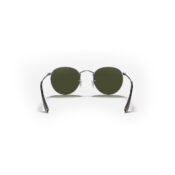Ray-Ban Round Metal Matte Gunmetal Green Inside