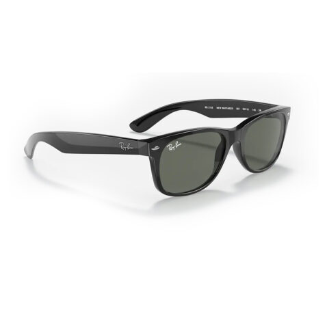 Ray-Ban Wayfarer Sunglasses Black Polarized Green