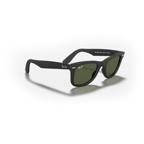 Ray-Ban Wayfarer Sunglasses Matte Black Green