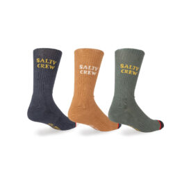 Salty Crew Fishticks 3 Pack Socks Assorted