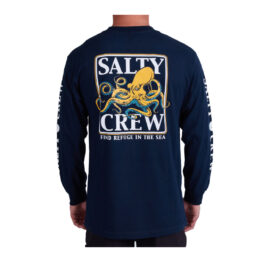 Salty Crew Ink Slinger Long Sleeve T-Shirt Navy