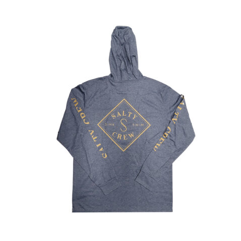 Salty Crew Tippet Topsail Hoodie Pullover Blue Back