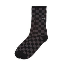 Vans Checkerboard Crew Socks Black Charcoal