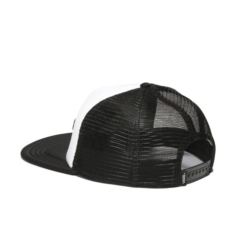 Vans Classic Patch Trucker Snapback Hat White Black