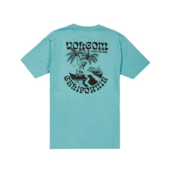 Volcom Golden Bear Short Sleeve T-Shirt Coastal Blue