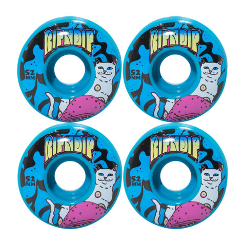 Rip N Dip Psychedelic Wheels Blue 50mm