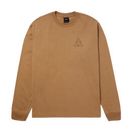 HUF Set Triple Triangle Long Sleeve T-Shirt Camel