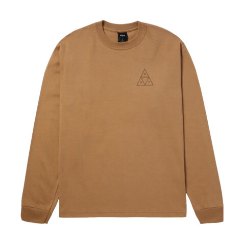 HUF Set Triple Triangle Long Sleeve T-Shirt Camel