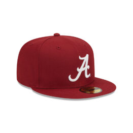 New Era 59Fifty Alabama Crimson Tide Fitted Hat Crimson White